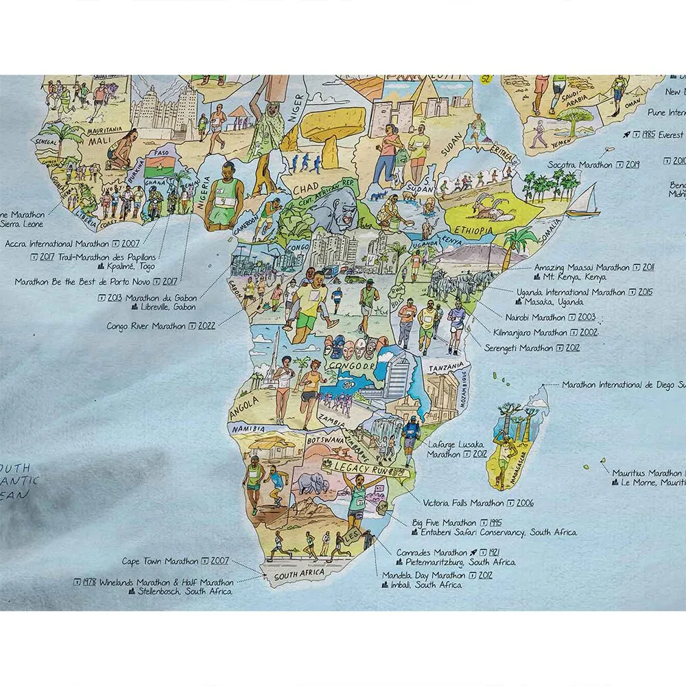 Running Map Handdoek 5 Running Map Handdoek - Afbeelding 3