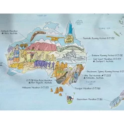 Running Map Handdoek 15 Running Map Handdoek -Duikuitrusting Winkel awesome maps running map handdoek 4