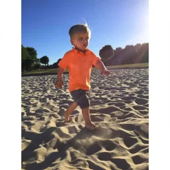 UV 50+ Kinder V Poloshirt Met Korte Mouwen -Duikuitrusting Winkel iq uv uv 50 kinder v poloshirt met korte mouwen 4