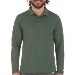 UV Pro Polo Shirt Met Lange Mouwen Man