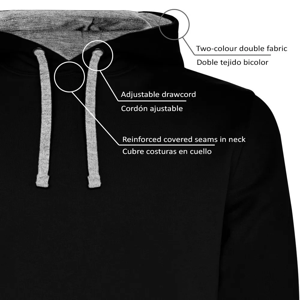Diver Zen Tweekleurige Hoodie 5 Diver Zen Tweekleurige Hoodie - Afbeelding 3