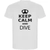 Keep Calm And Dive ECO-T-shirt Met Korte Mouwen 1 Keep Calm And Dive ECO-T-shirt Met Korte Mouwen -Duikuitrusting Winkel kruskis keep calm and dive eco t shirt met korte mouwen