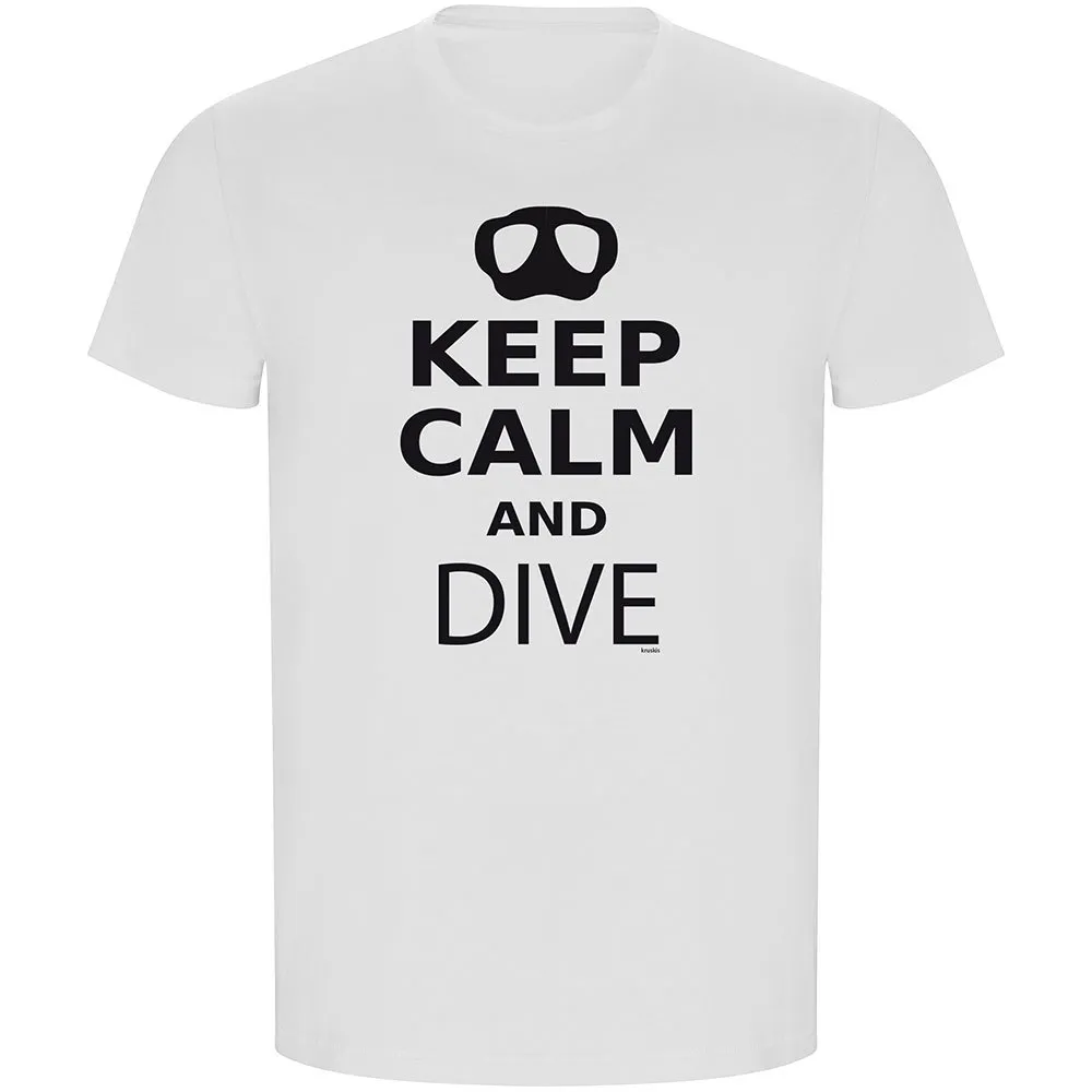 Keep Calm And Dive ECO-T-shirt Met Korte Mouwen 3 Keep Calm And Dive ECO-T-shirt Met Korte Mouwen