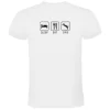 Sleep Eat And Dive T-shirt Met Korte Mouwen 2 Sleep Eat And Dive T-shirt Met Korte Mouwen -Duikuitrusting Winkel kruskis sleep eat and dive t shirt met korte mouwen