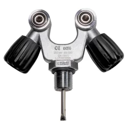 Inox Double Oulet Valve M25